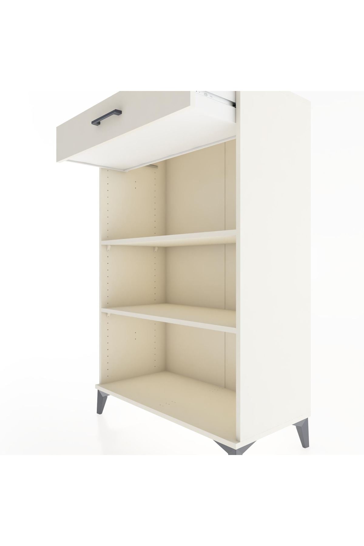 Hyperion Dolap 2 Raflı Tek Çekmeceli 88x44x134 Aytaşı-Aytaşı