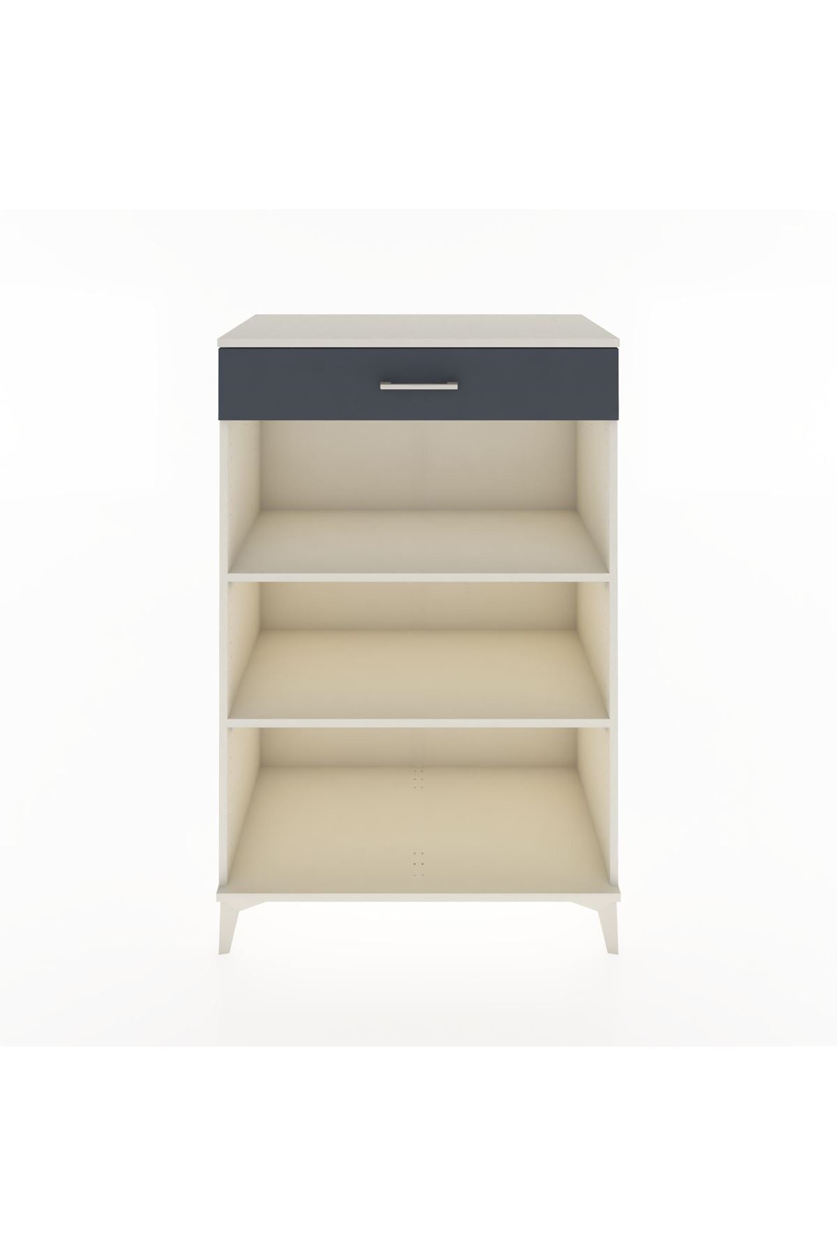 Hyperion Dolap 2 Raflı Tek Çekmeceli 88x44x134 Aytaşı-Antrasit