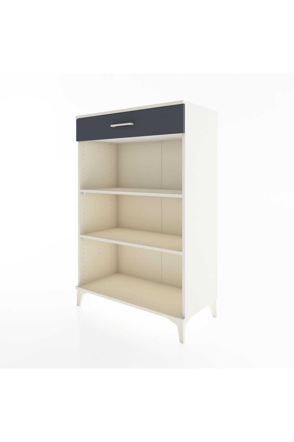 Hyperion Dolap 2 Raflı Tek Çekmeceli 88x44x134 Aytaşı-Antrasit