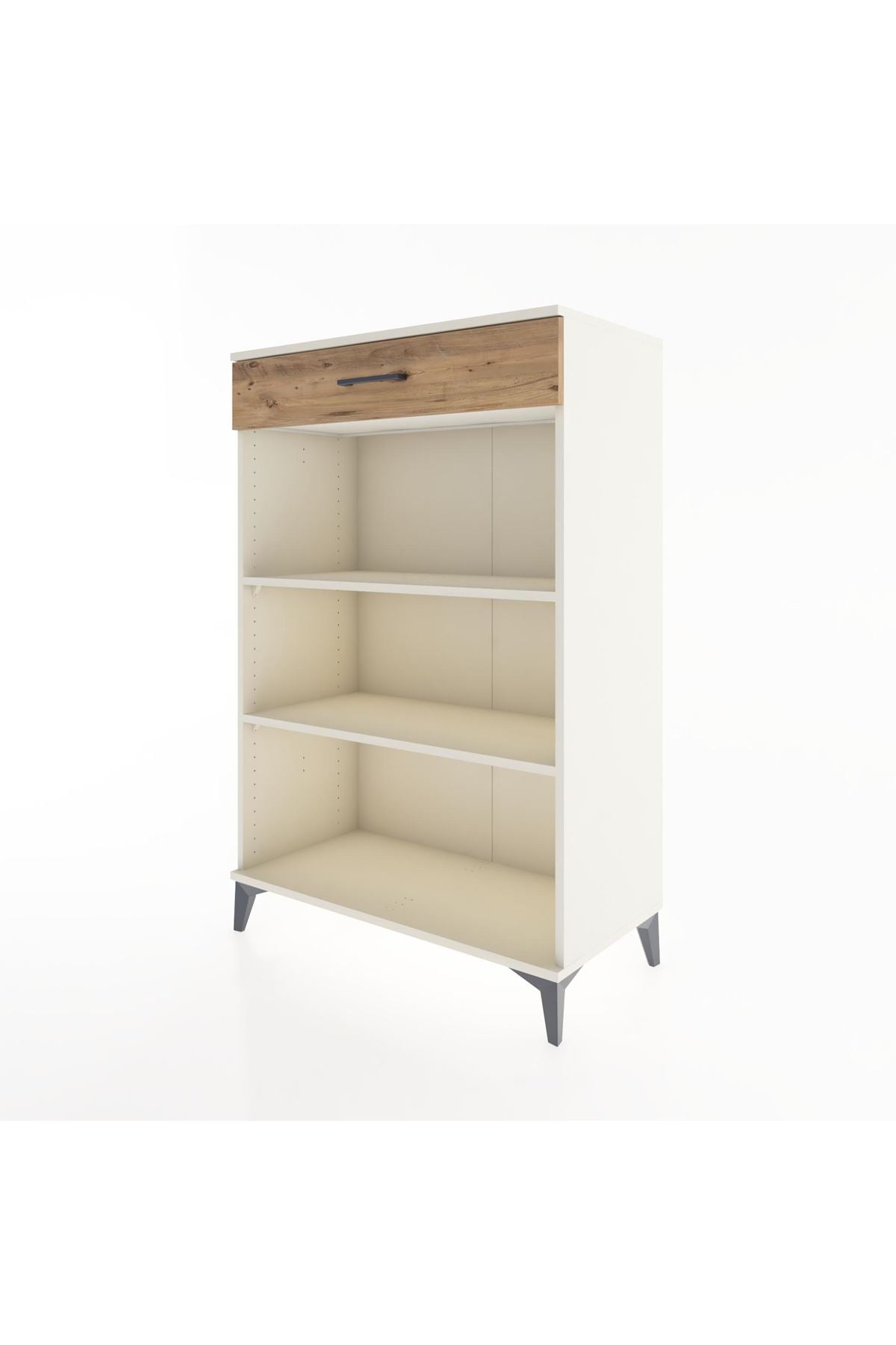 Hyperion Dolap 2 Raflı Tek Çekmeceli 88x44x134 Aytaşı-Çam
