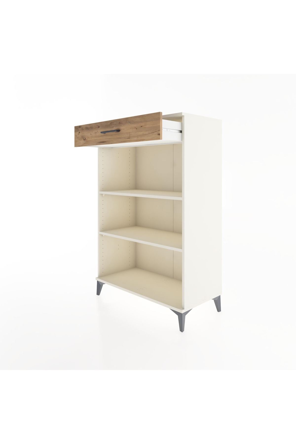 Hyperion Dolap 2 Raflı Tek Çekmeceli 88x44x134 Aytaşı-Çam