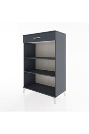 Hyperion Dolap 2 Raflı Tek Çekmeceli 88x44x134 Antrasit-Antrasit