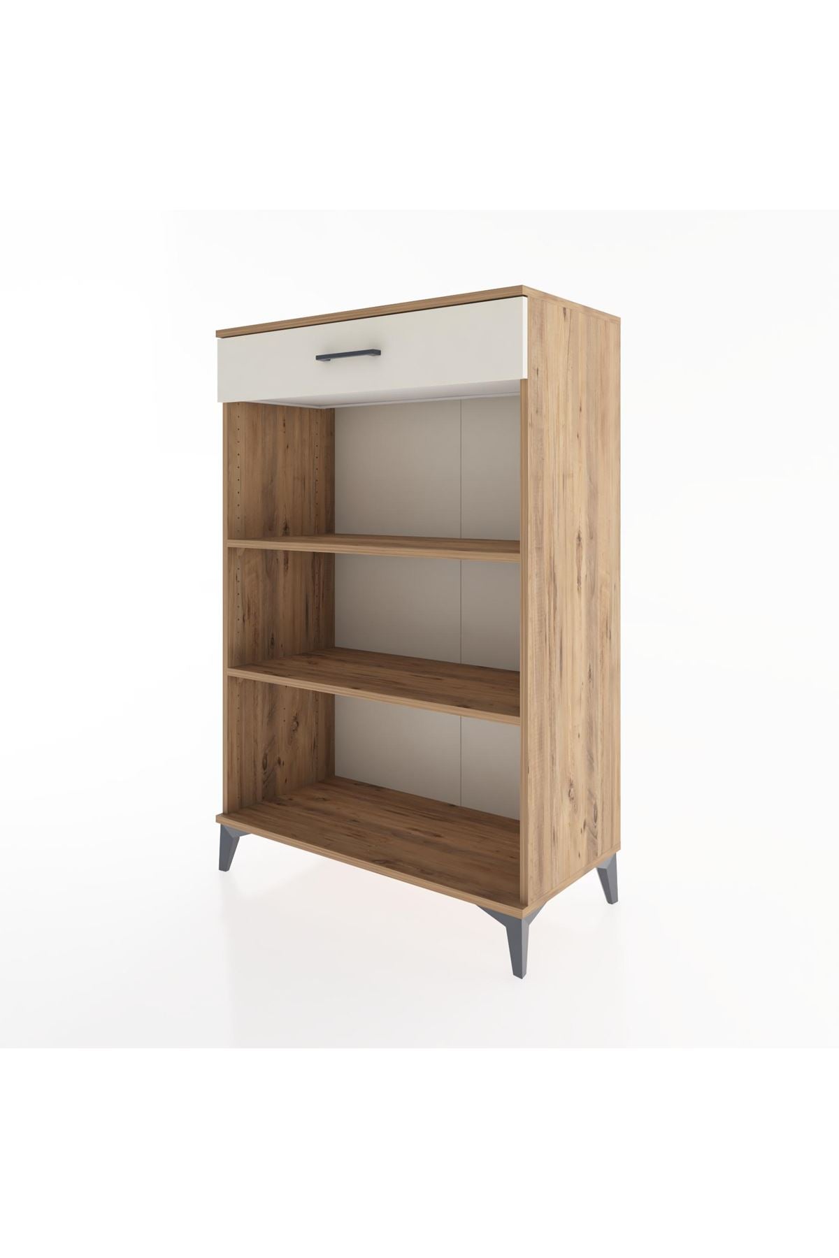 Hyperion Dolap 2 Raflı Tek Çekmeceli 88x44x134 Çam-Aytaşı