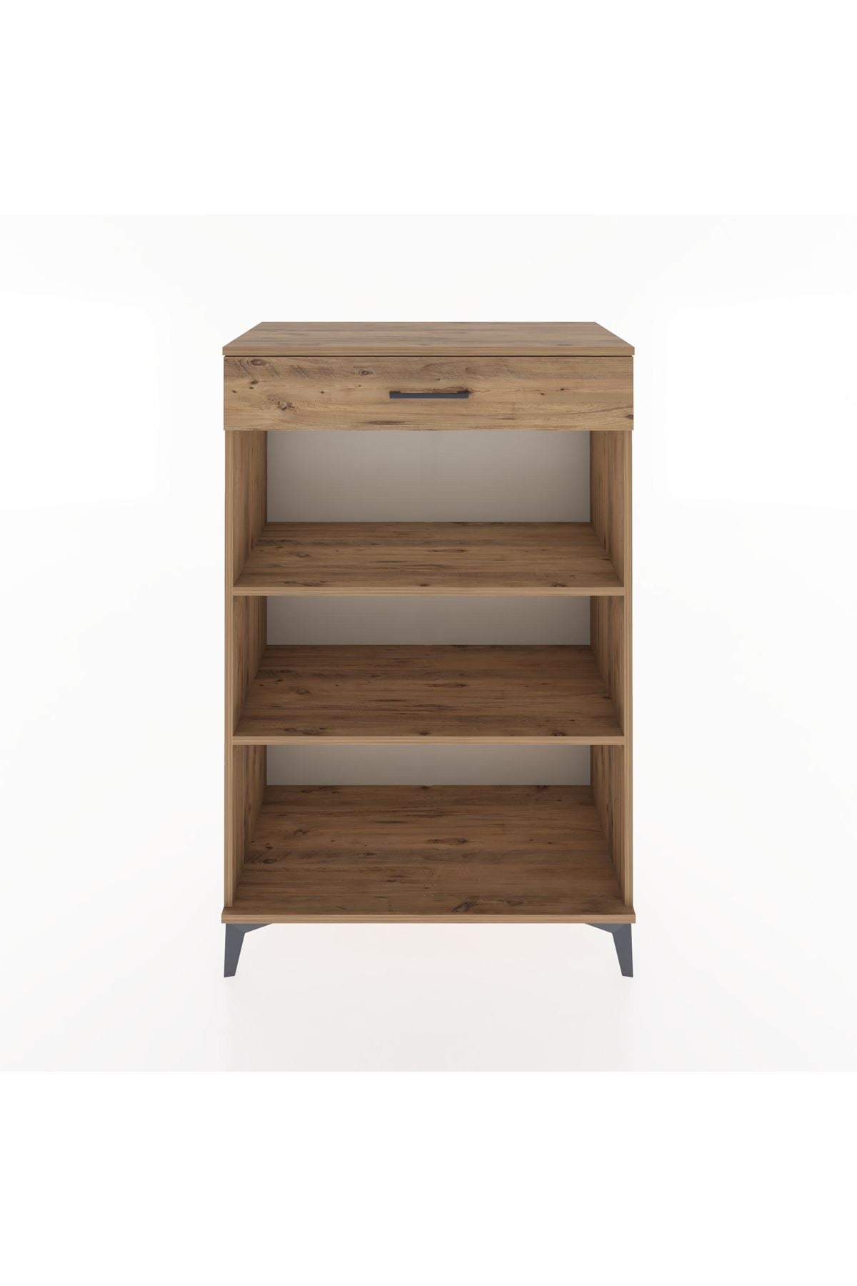 Hyperion Dolap 2 Raflı Tek Çekmeceli 88x44x134 Çam-Çam