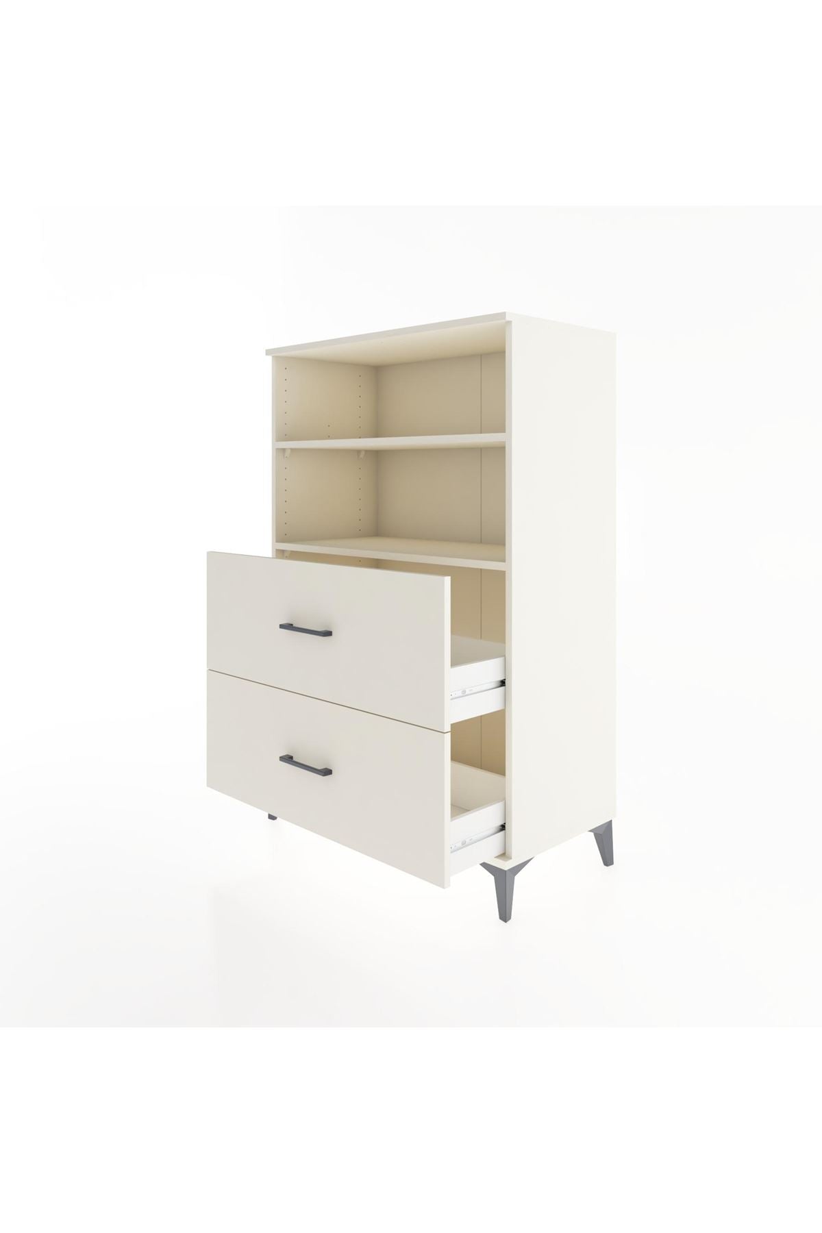 Hyperion Dolap 2 Raflı 2 Çekmeceli 88x44x134 Aytaşı-Aytaşı