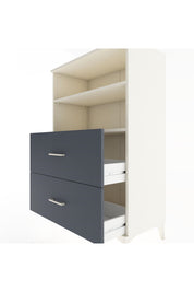 Hyperion Dolap 2 Raflı 2 Çekmeceli 88x44x134 Aytaşı-Antrasit