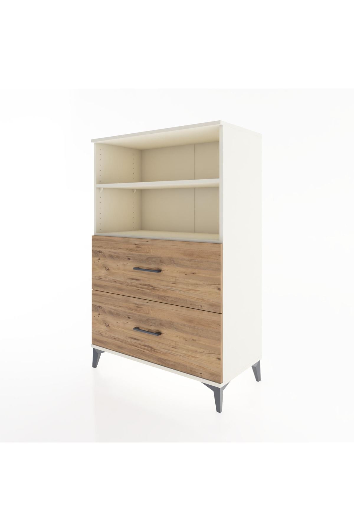 Hyperion Dolap 2 Raflı 2 Çekmeceli 88x44x134 Aytaşı-Çam