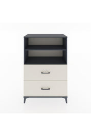 Hyperion Dolap 2 Raflı 2 Çekmeceli 88x44x134 Antrasit-Aytaşı