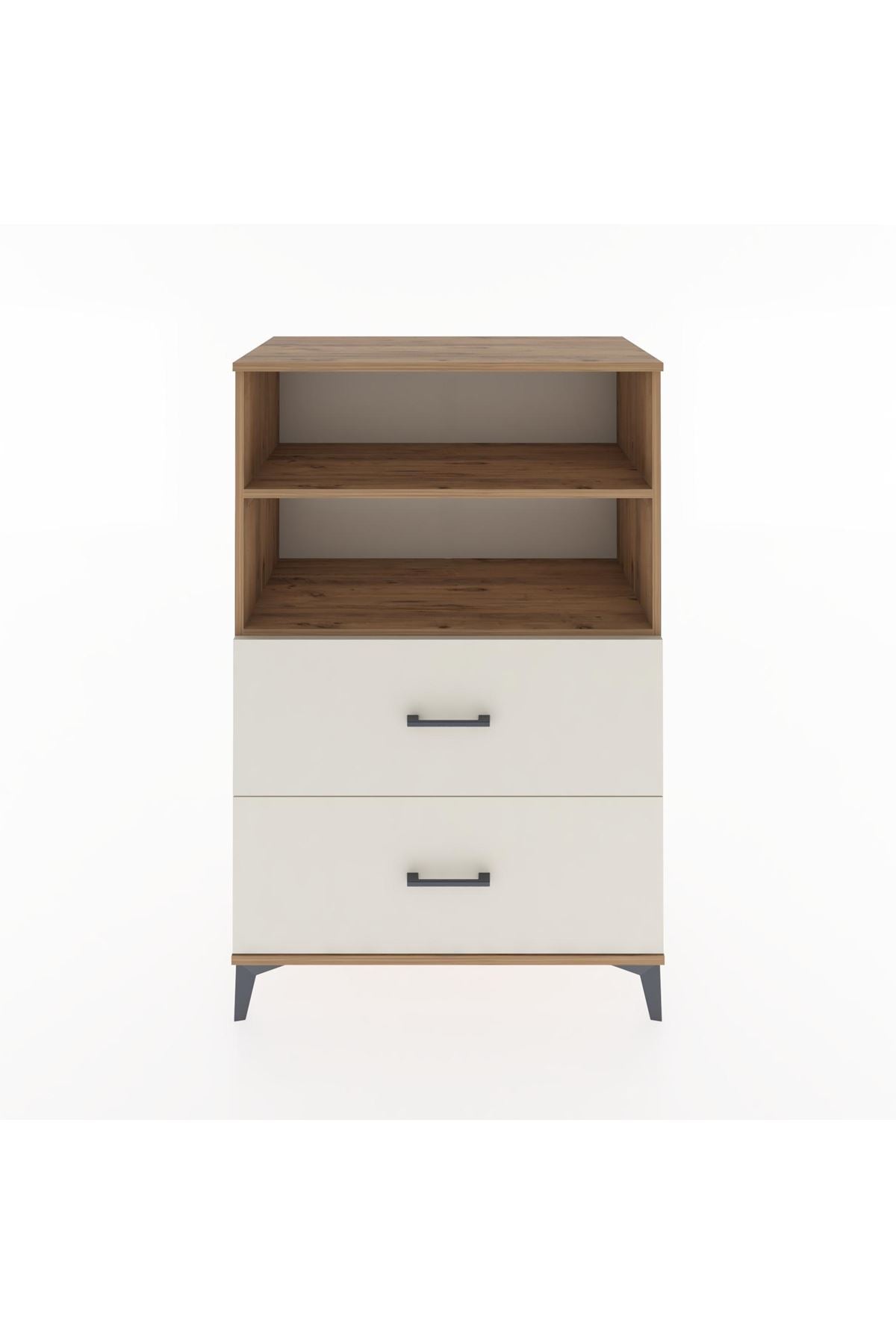 Hyperion Dolap 2 Raflı 2 Çekmeceli 88x44x134 Çam-Aytaşı