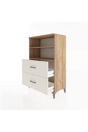 Hyperion Dolap 2 Raflı 2 Çekmeceli 88x44x134 Çam-Aytaşı