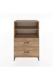 Hyperion Dolap 2 Raflı 2 Çekmeceli 88x44x134 Çam-Çam