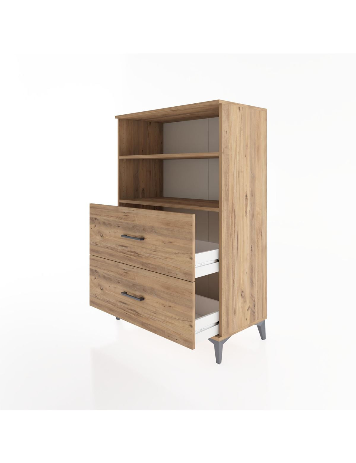 Hyperion Dolap 2 Raflı 2 Çekmeceli 88x44x134 - S51M058V9B