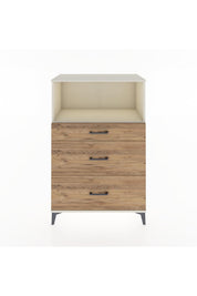 Hyperion Dolap Tek Raflı 3 Çekmeceli 88x44x134 - S51M059V3B