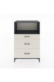 Hyperion Dolap Tek Raflı 3 Çekmeceli 88x44x134 Antrasit-Aytaşı