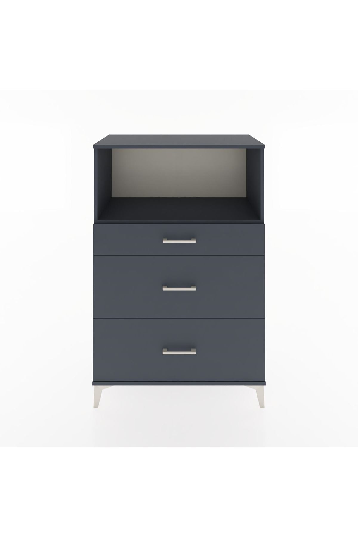 Hyperion Dolap Tek Raflı 3 Çekmeceli 88x44x134 - S51M059V5B