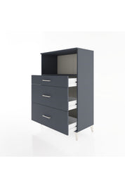 Hyperion Dolap Tek Raflı 3 Çekmeceli 88x44x134 - S51M059V5B