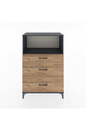 Hyperion Dolap Tek Raflı 3 Çekmeceli 88x44x134 - S51M059V6B