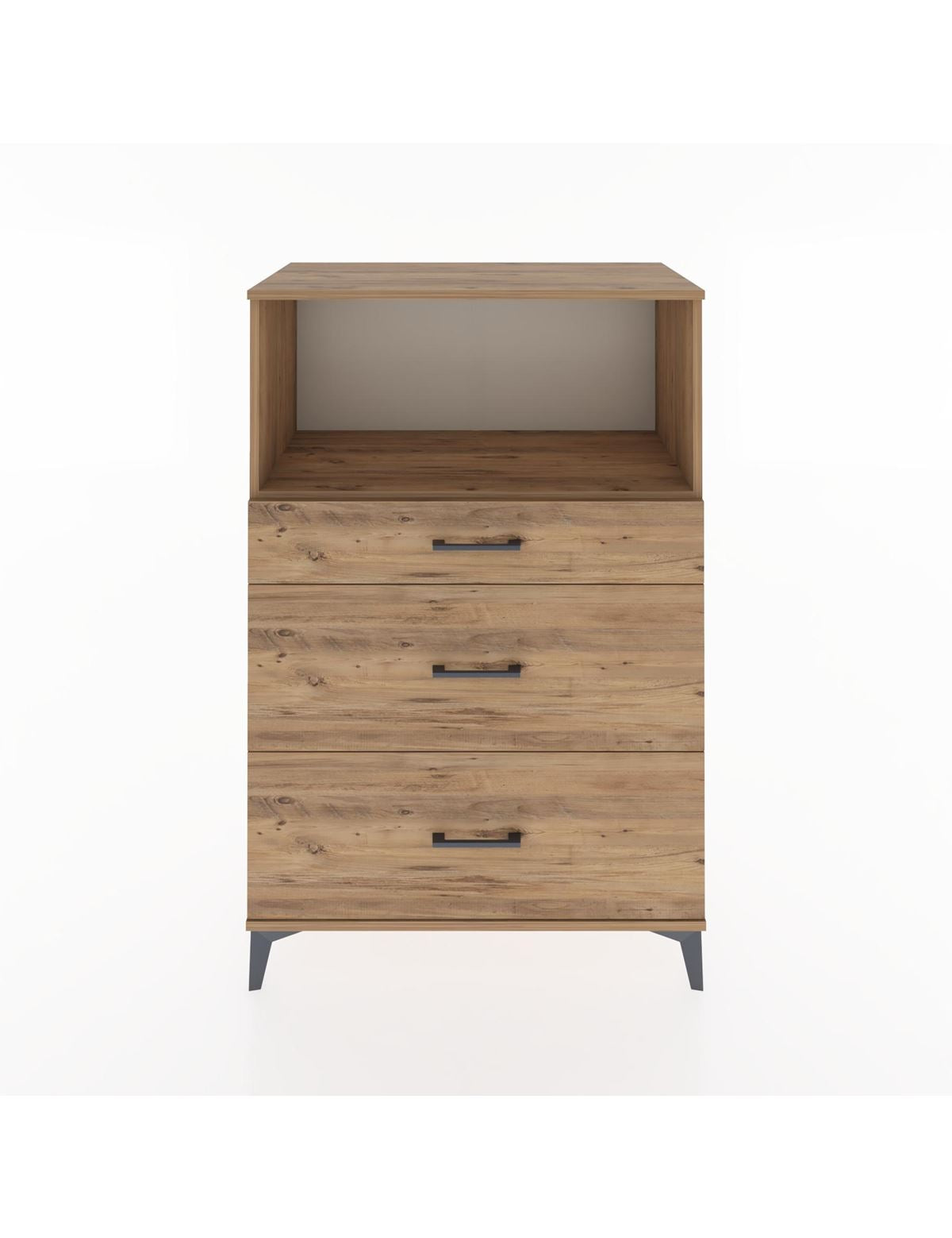 Hyperion Dolap Tek Raflı 3 Çekmeceli 88x44x134 - S51M059V9B