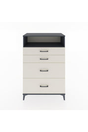 Hyperion Dolap Tek Raflı 4 Çekmeceli 88x44x134 - S51M060V4B
