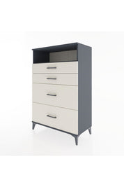 Hyperion Dolap Tek Raflı 4 Çekmeceli 88x44x134 - S51M060V4B