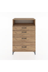 Hyperion Dolap Tek Raflı 4 Çekmeceli 88x44x134