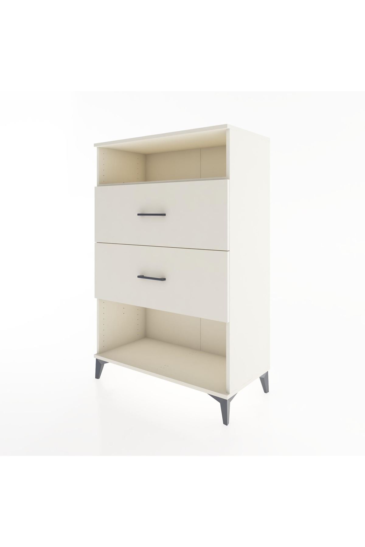 Hyperion Dolap Tek Raflı 2 Çekmeceli 88x44x134 Aytaşı-Aytaşı