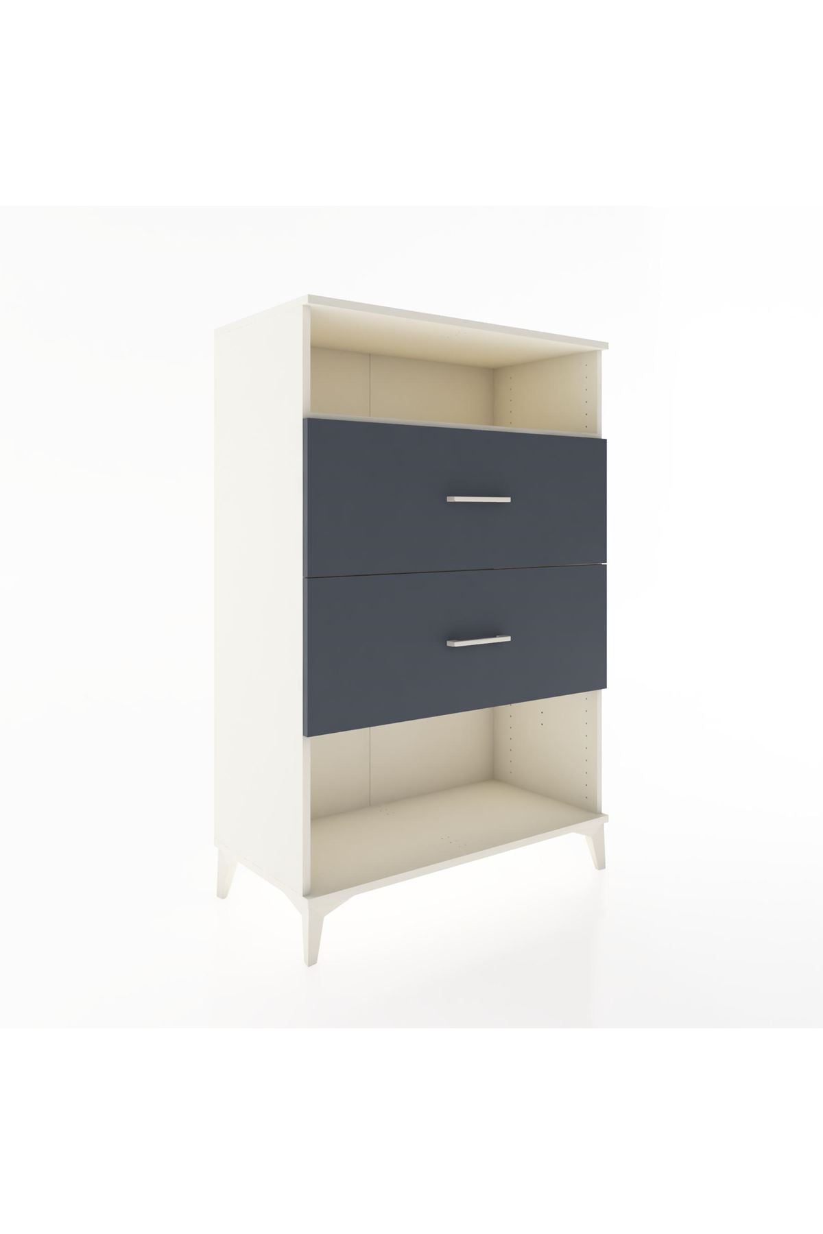 Hyperion Dolap Tek Raflı 2 Çekmeceli 88x44x134 - S51M061V2B