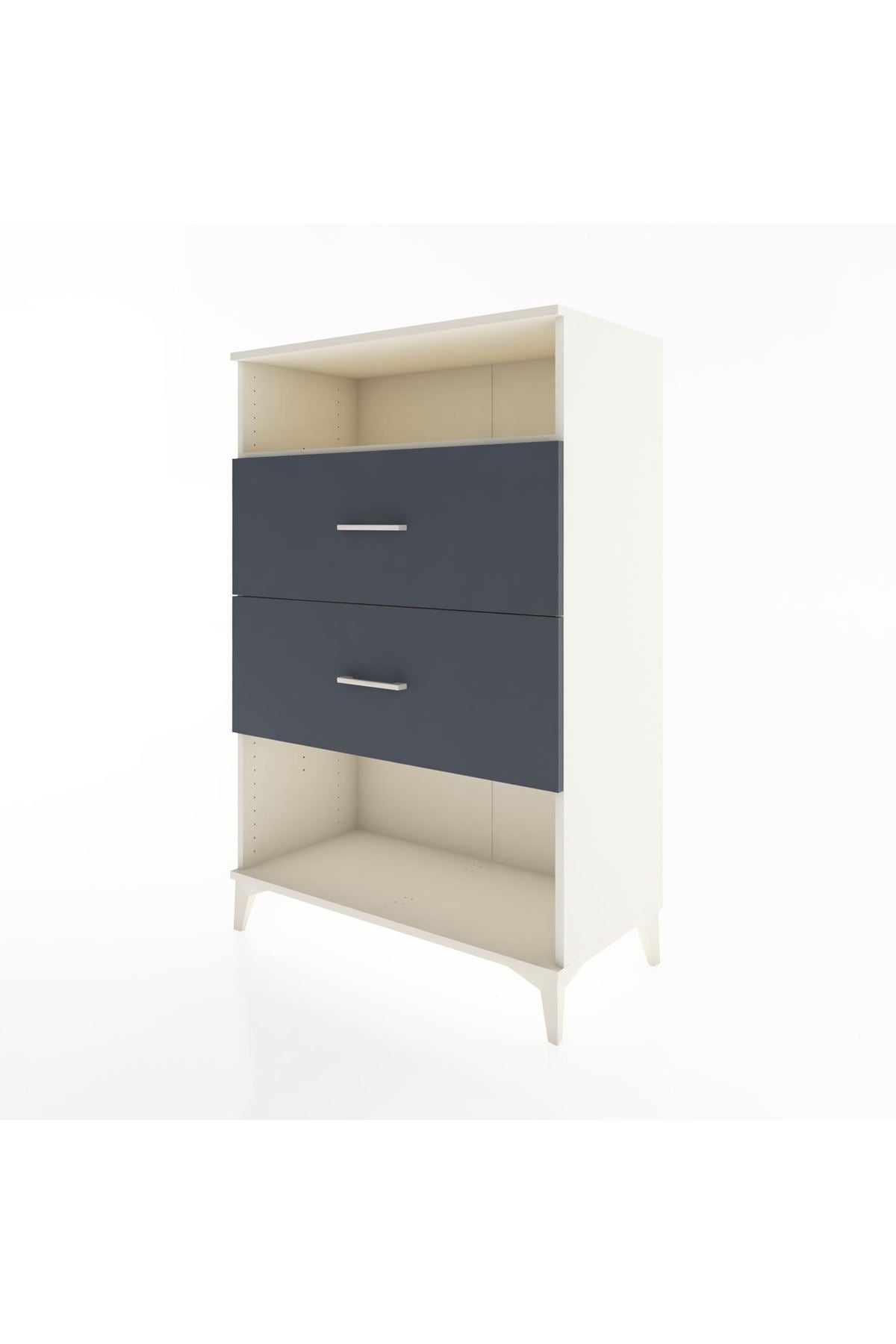 Hyperion Dolap Tek Raflı 2 Çekmeceli 88x44x134 - S51M061V2B