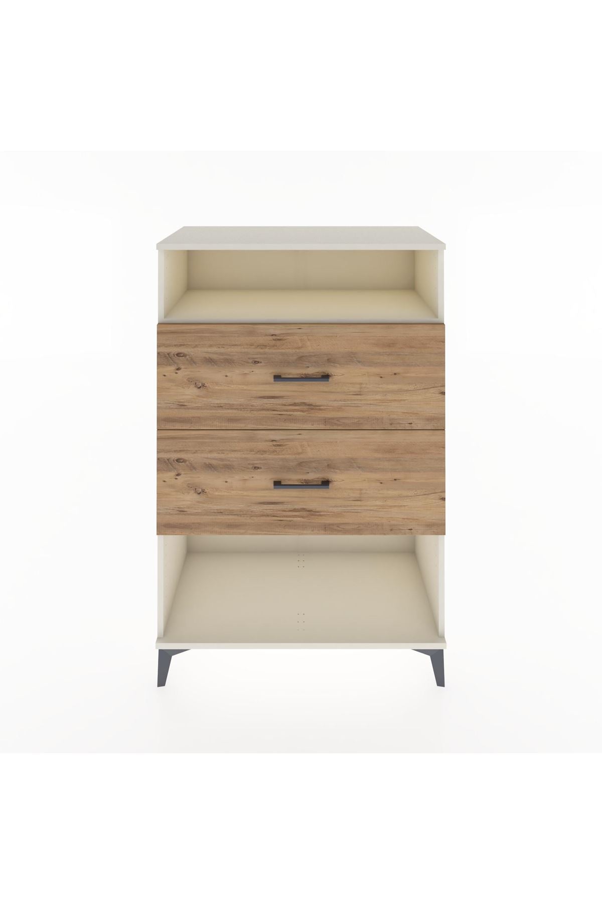 Hyperion Dolap Tek Raflı 2 Çekmeceli 88x44x134 - S51M061V3B