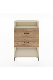 Hyperion Dolap Tek Raflı 2 Çekmeceli 88x44x134 - S51M061V3B