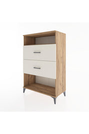 Hyperion Dolap Tek Raflı 2 Çekmeceli 88x44x134 Çam-Aytaşı