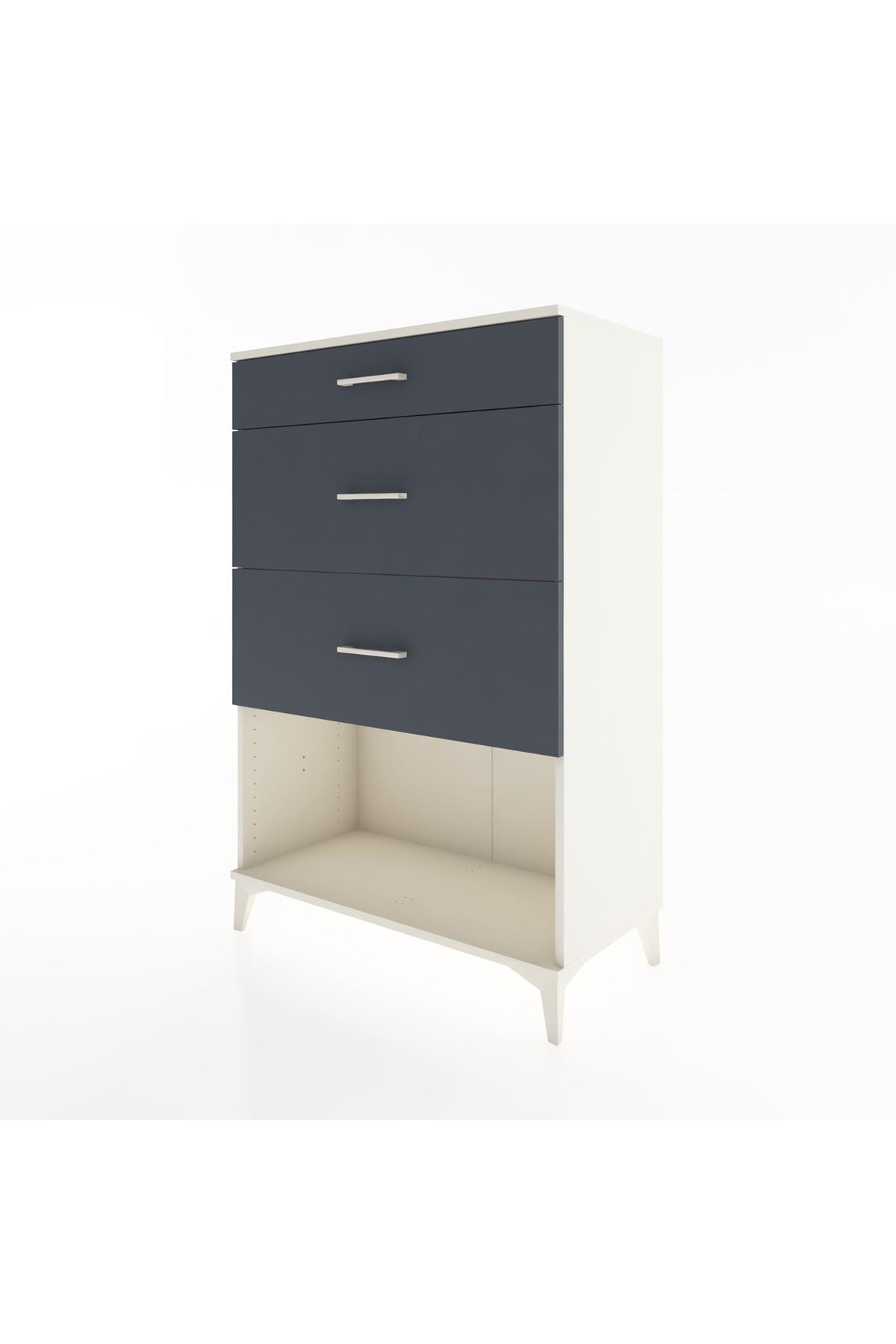 Hyperion Dolap 3 Çekmeceli 88x44x134 Aytaşı-Antrasit