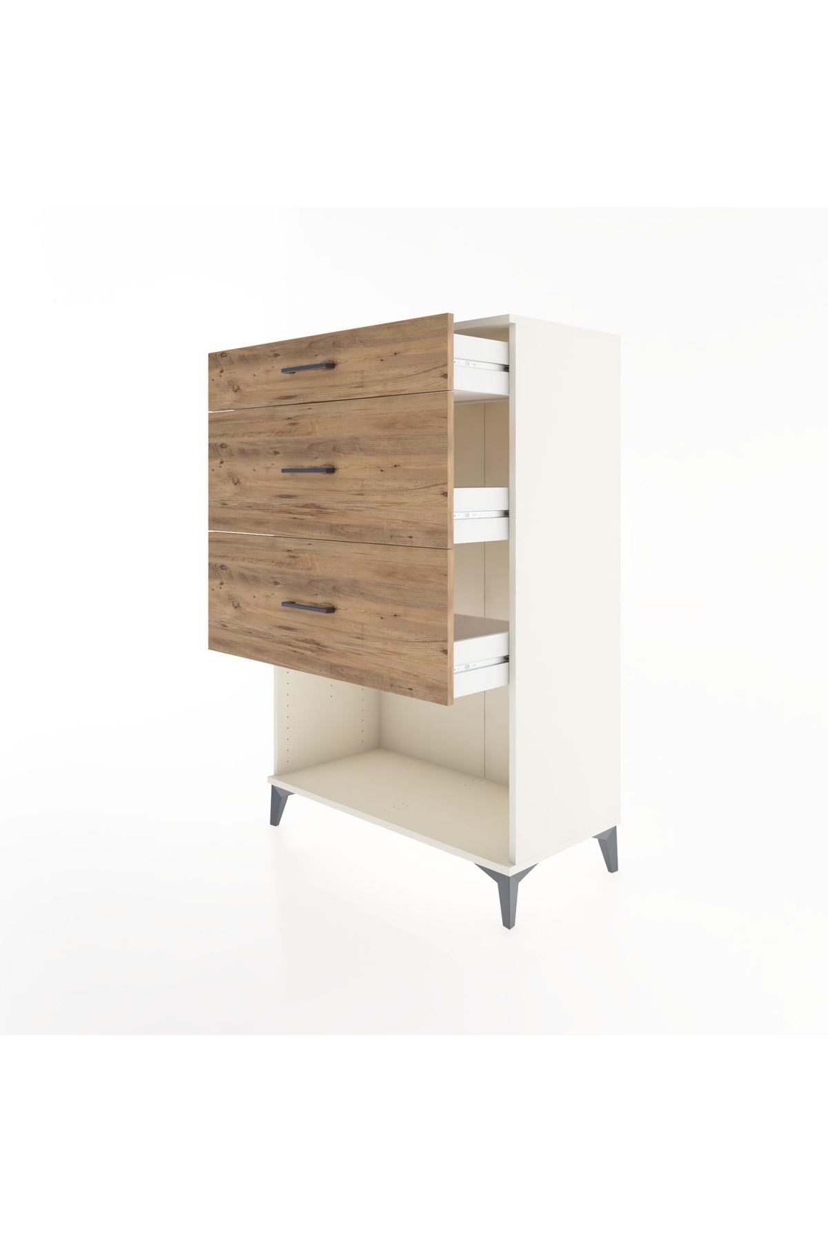 Hyperion Dolap 3 Çekmeceli 88x44x134 Aytaşı-Çam
