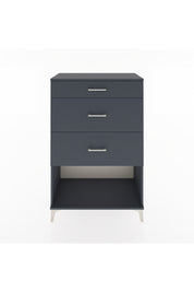 Hyperion Dolap 3 Çekmeceli 88x44x134 Antrasit-Antrasit