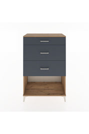 Hyperion Dolap 3 Çekmeceli 88x44x134 Çam-Antrasit