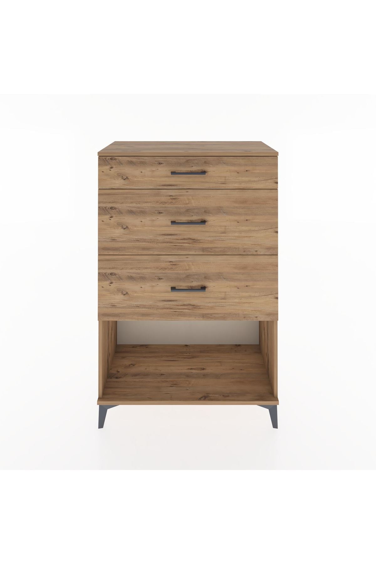 Hyperion Dolap 3 Çekmeceli 88x44x134 Çam-Çam