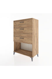 Hyperion Dolap 3 Çekmeceli 88x44x134 Çam-Çam