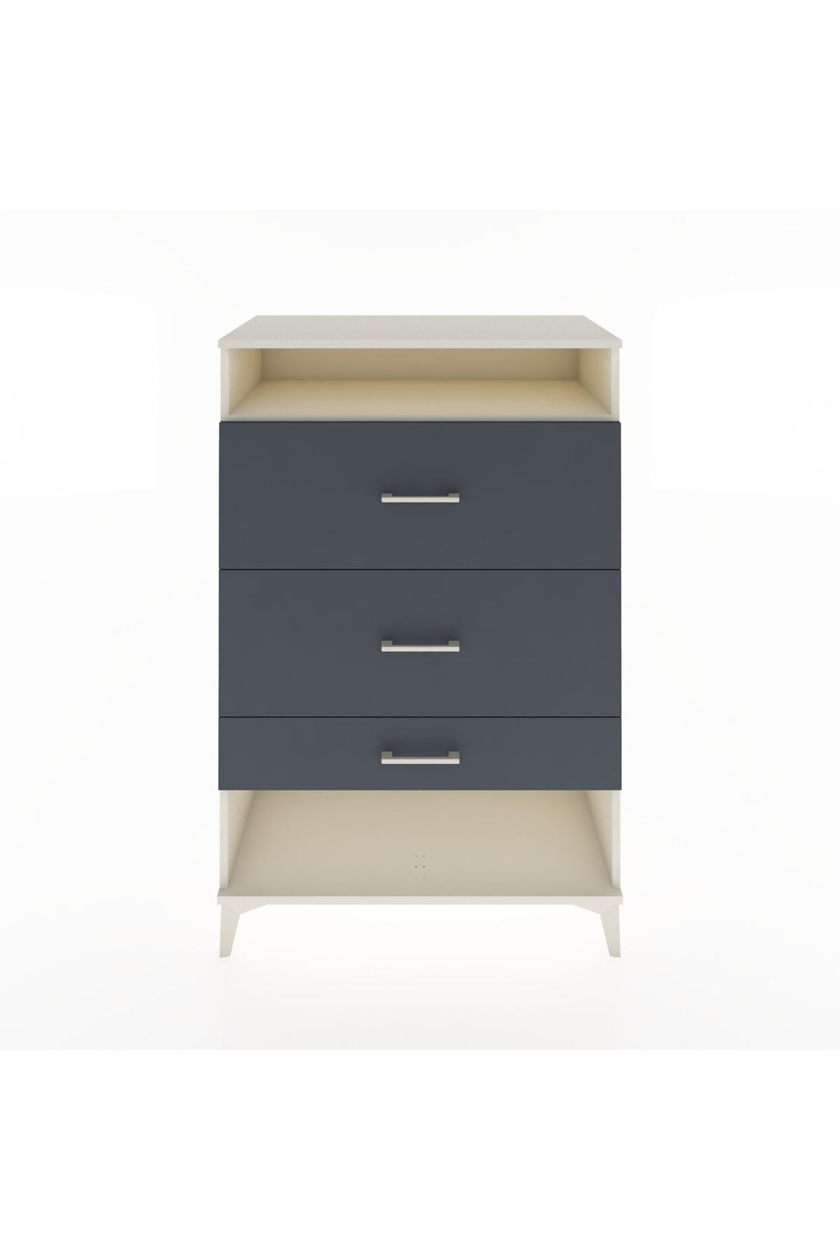 Hyperion Dolap Tek Raflı 3 Çekmeceli 88x44x134 - S51M063V2B