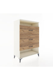Hyperion Dolap Tek Raflı 3 Çekmeceli 88x44x134 - S51M063V3B