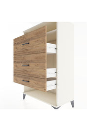 Hyperion Dolap Tek Raflı 3 Çekmeceli 88x44x134 - S51M063V3B