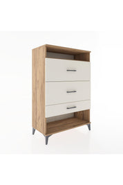 Hyperion Dolap Tek Raflı 3 Çekmeceli 88x44x134 - S51M063V7B