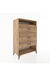 Hyperion Dolap Tek Raflı 3 Çekmeceli 88x44x134 - S51M063V9B