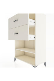 Hyperion Dolap Tek Raflı 2 Çekmeceli 88x44x134 - S51M064V1B
