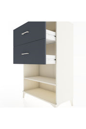 Hyperion Dolap Tek Raflı 2 Çekmeceli 88x44x134 - S51M064V2B
