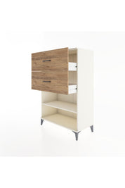 Hyperion Dolap Tek Raflı 2 Çekmeceli 88x44x134 - S51M064V3B