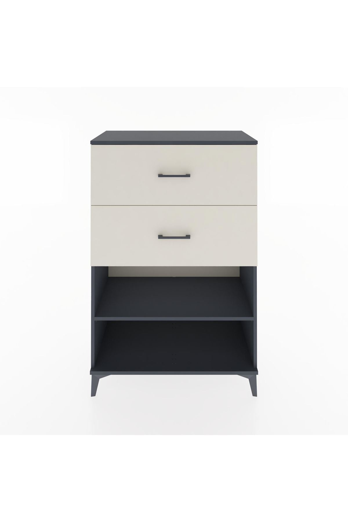 Hyperion Dolap Tek Raflı 2 Çekmeceli 88x44x134 - S51M064V4B
