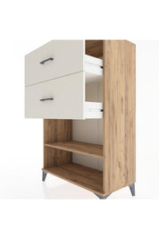 Hyperion Dolap Tek Raflı 2 Çekmeceli 88x44x134 - S51M064V7B