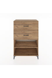 Hyperion Dolap Tek Raflı 2 Çekmeceli 88x44x134 - S51M064V9B