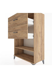 Hyperion Dolap Tek Raflı 2 Çekmeceli 88x44x134 - S51M064V9B