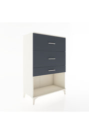Hyperion Dolap 3 Çekmeceli 88x44x134 Aytaşı-Antrasit